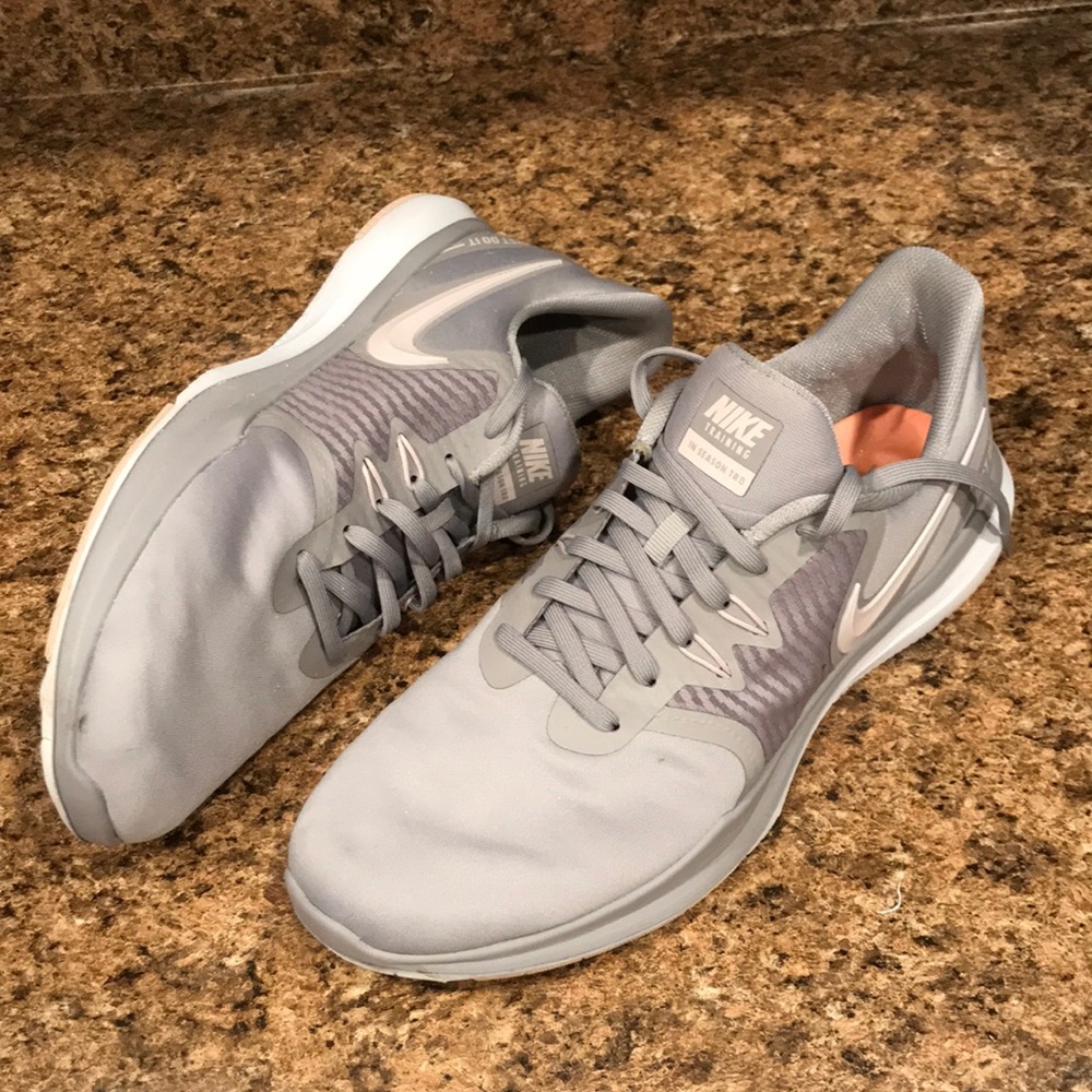 NIKE IN-SEASON TR 8 WOMEN'S TRAINING SHOES GREY | 10.5